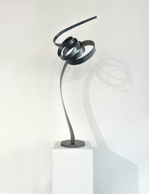 Vortex | Sculptures by Sorelle Gallery. Item made of steel