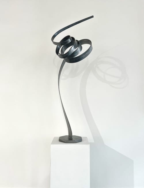 Vortex | Sculptures by Sorelle Gallery. Item made of steel