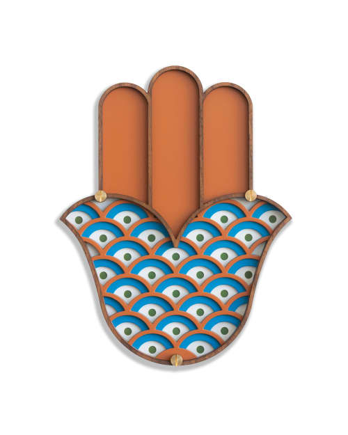 Hamsa #8 | Wall Sculpture in Wall Hangings by Umasqu