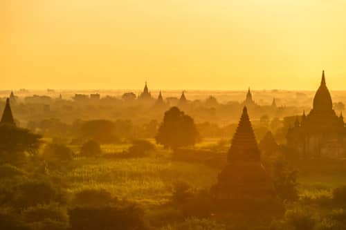 Bagan Myanmar Temple Sunrise | Photography by Richard Silver Photo