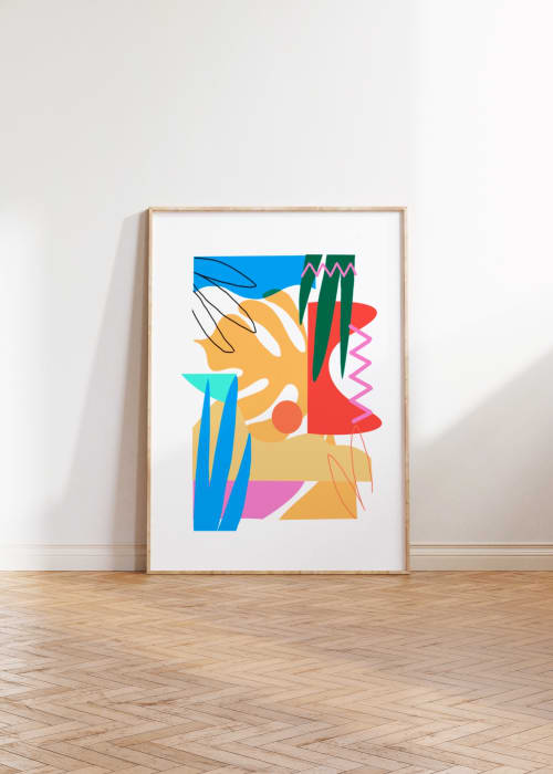 Hues Of Happiness Art Print 5 | Prints by Britny Lizet. Item made of paper works with boho & contemporary style