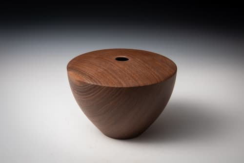 Black Walnut Vessel | Vase in Vases & Vessels by Louis Wallach Designs. Item made of walnut