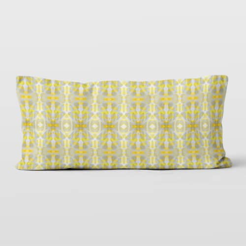 Canary 12x24 Lumbar Pillow Cover | Pillows by Brandy Gibbs-Riley