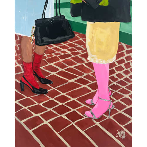 Stockholm Style | Oil And Acrylic Painting in Paintings by Nicole Simms