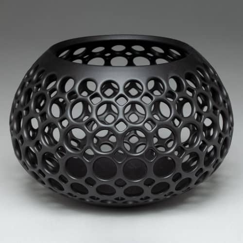 Wide Teardrop Small - black | Decorative Objects by Lynne Meade