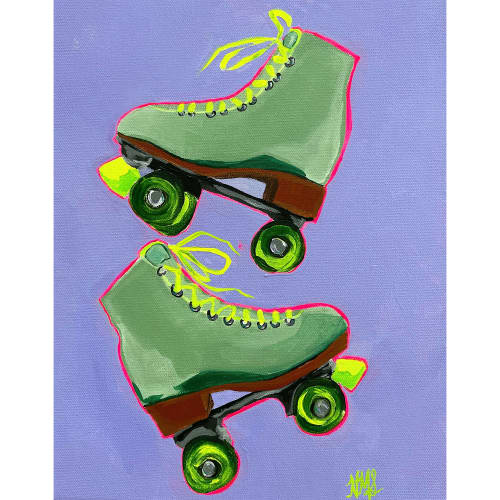 Hot Wheels | Oil And Acrylic Painting in Paintings by Nicole Simms