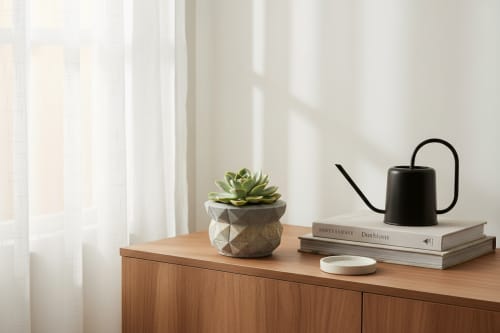 Lunar Prism Peplum Planter | Vases & Vessels by RAW & UNIQ