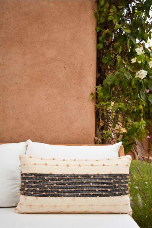 Afaw Lumbar Pillow | Pillows by Folks & Tales. Item composed of cotton and fiber