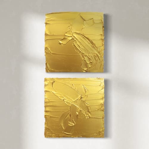 Golden Girls I | Oil And Acrylic Painting in Paintings by Teodora Guererra Fine Art