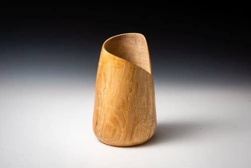 Spalted Maple Vase | Vases & Vessels by Louis Wallach Designs. Item composed of maple wood
