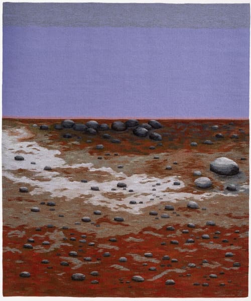 Unfinished Sky | Tapestry in Wall Hangings by Contemporary Tapestry Weaving. Item made of fabric compatible with contemporary and scandinavian style