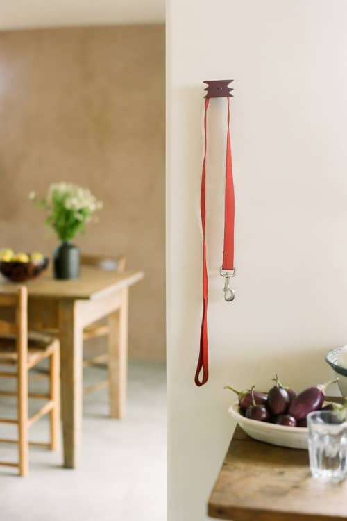 Tirra - Maroon | Wall Hook | Hardware by Upton. Item made of steel