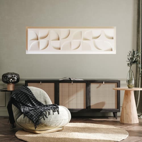 No. 41 Plaster Wall Relief | Wall Sculpture in Wall Hangings by Joseph Aurelius