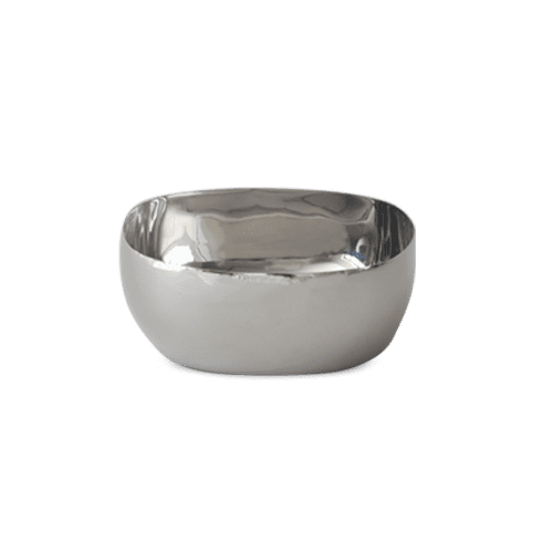 Cuadrado Large Bowl In Stainless Steel | Serving Bowl in Serveware by Tina Frey. Item composed of steel