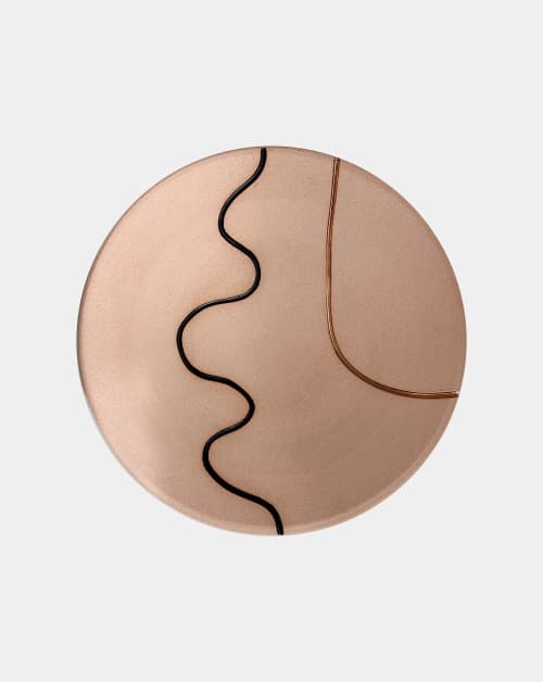 Decorative Wall Platter | Wall Sculpture in Wall Hangings by Eliana Bernard