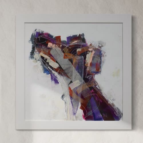 Colorful Basenji | Oil And Acrylic Painting in Paintings by Sorelle Gallery