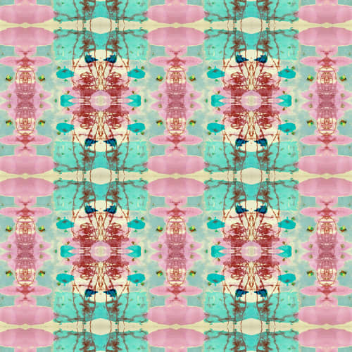 Queen Honeybee, Mixed | Fabric in Linens & Bedding by Philomela Textiles & Wallpaper. Item made of cotton