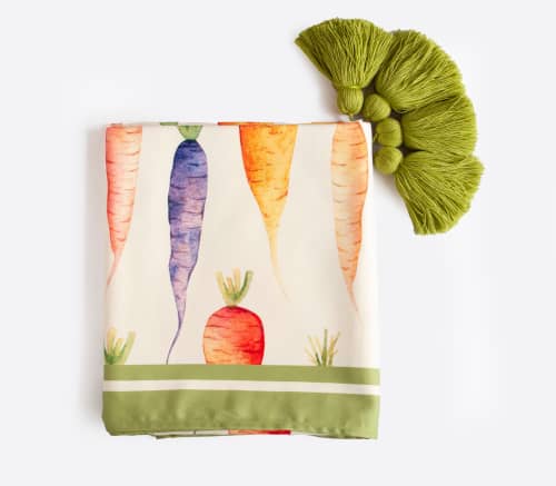 Carrots Table Runner | Linens & Bedding by OSLÉ HOME DECOR. Item made of fabric
