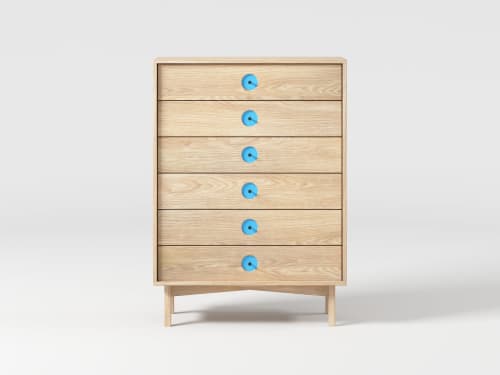 Florence Highboy Dresser | Storage by The Spalty Dog. Item made of walnut