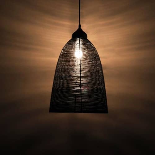 Kaia Luxe Hanging Lamp | Pendants by Home Blitz. Item made of metal works with modern style