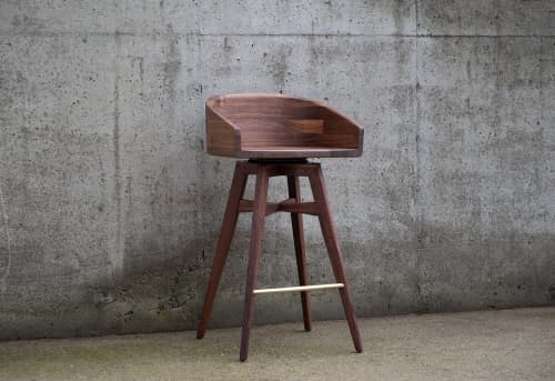 Bucket Stool | Chairs by Marco Bogazzi. Item composed of oak wood in modern style