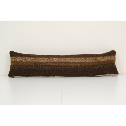 6" x 28" Anatolian Lumbar Kilim pillow cover Sofa Rug Pillow | Sham in Linens & Bedding by Vintage Pillows Store. Item made of cotton