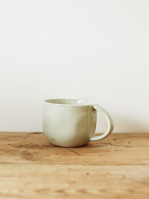 Mug in Seaglass | Drinkware by Barton Croft. Item made of stoneware compatible with country & farmhouse and japandi style