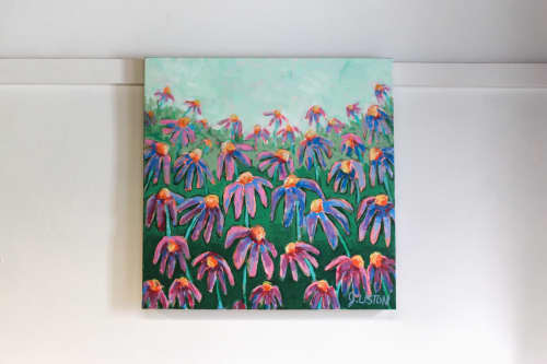 Dressed in Splendor | Oil And Acrylic Painting in Paintings by JoAnna Liston | Lily Field Studio. Item made of canvas works with boho & country & farmhouse style