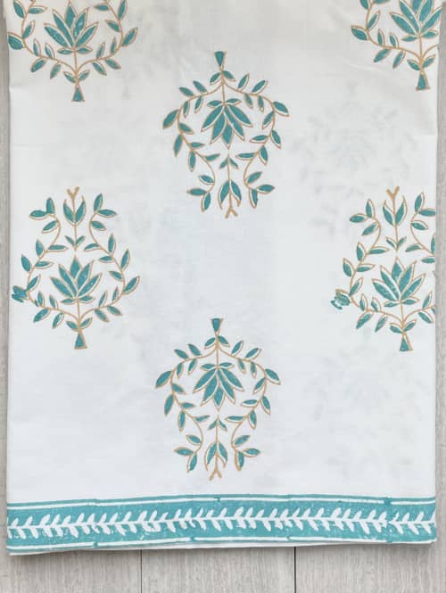 Tablecloth - Lotus (Large), Neutral & Saltwater | Linens & Bedding by Mended. Item made of cotton