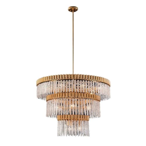 Alan Mizrahi SJ2153 Crystal Icicle | Chandeliers by Alan Mizrahi Lighting Design