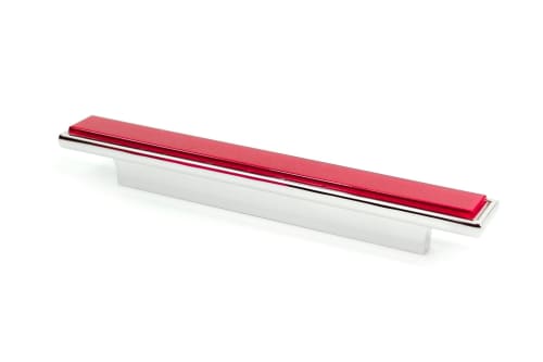 Viva Magenta Cove Pull With Polished Nickel Finish by Windborne Studios ...