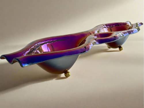 Flow Purple Platter | Serveware by PlusObject