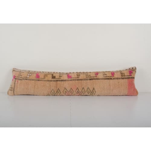 Anatolian Bedding Rug Pillow, Blue Lumbar Pillow Cover | Sham in Linens & Bedding by Vintage Pillows Store. Item composed of cotton and fiber