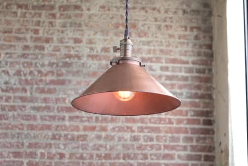 12 Inch Aged Copper - Pendant Lights - Model No. 6290 | Pendants by Peared Creation. Item made of copper