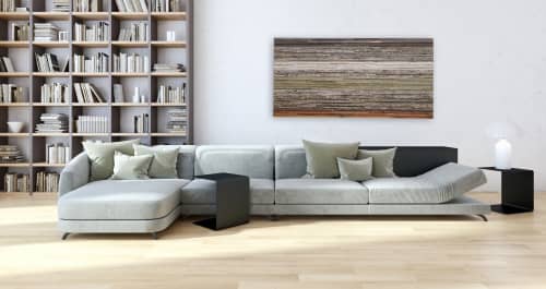 Gradient Moss #2, Wood wall art | Wall Sculpture in Wall Hangings by Craig Forget. Item made of wood compatible with mid century modern and contemporary style