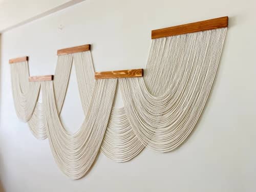 Large Macrame Tapestry Wall Hanging - Boho Home Decor for Statement Walls | Macrame Wall Hanging in Wall Hangings by RavaTapestryArt