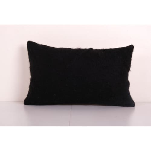 Vintage Turkish Goat Hair Siirt Shaggy Woven Kilim Pillow Co | Cushion in Pillows by Vintage Pillows Store