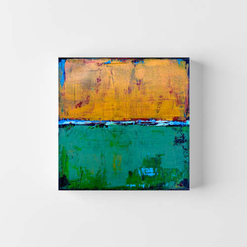ECHOES 008 - 20x20cm | Oil And Acrylic Painting in Paintings by Lara Spadetto Art