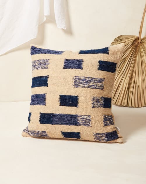 Shadow Pillow - Indigo | Pillows by MINNA