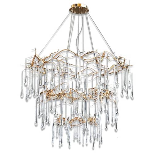 Alan Mizrahi AMAJC-9057 Branched Crystal | Chandeliers by Alan Mizrahi Lighting Design