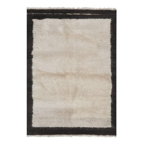 Vintage Turkish Tulu Rug With Tribal Details 4'1'' X 5'6'' | Area Rug in Rugs by Vintage Pillows Store. Item composed of cotton and fiber
