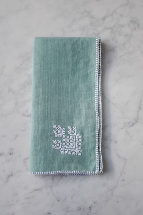 Zahra Napkin | Linens & Bedding by Folks & Tales. Item made of cotton