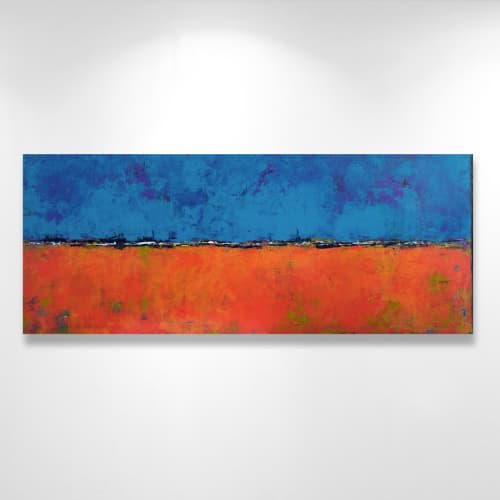 DUALITY | 130x55 | Oil And Acrylic Painting in Paintings by Lara Spadetto Art