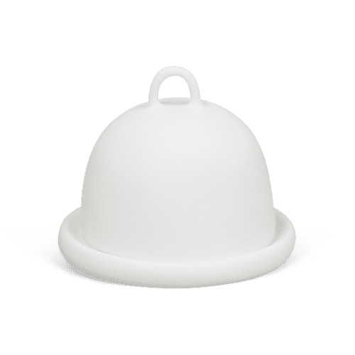 Sculpt Butter Dish | Serving Tray in Serveware by Tina Frey. Item made of synthetic