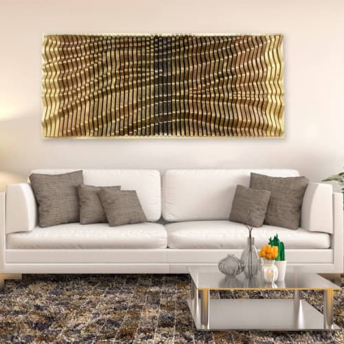 "INFINITY" Parametric Wood Wall Art Decor / 100% Solid Wood | Wall Sculpture in Wall Hangings by ArtMillWork Design. Item composed of wood