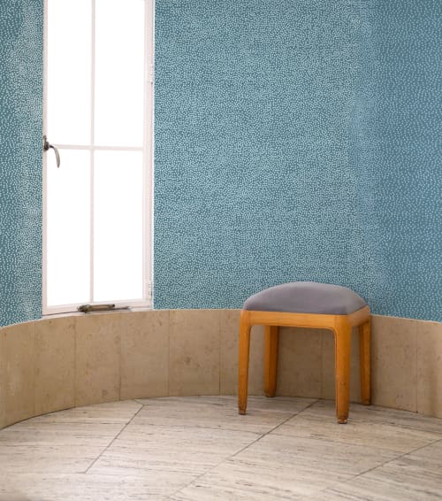 Tides | Freshwater | Wallpaper in Wall Treatments by Jill Malek Wallpaper. Item composed of fabric & paper