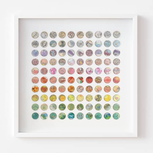 Heathrow To Oahu | Collage in Paintings by Amelia Coward