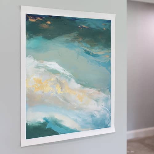 Labradorite Dream - Rolled Print | Prints by Julia Contacessi Fine Art. Item composed of canvas and paper