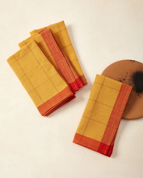 Meridian Napkin - Goldfinch | Linens & Bedding by MINNA