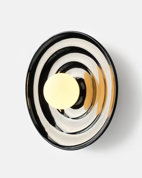 Ripple Bowl Sconce | Sconces by Misewell